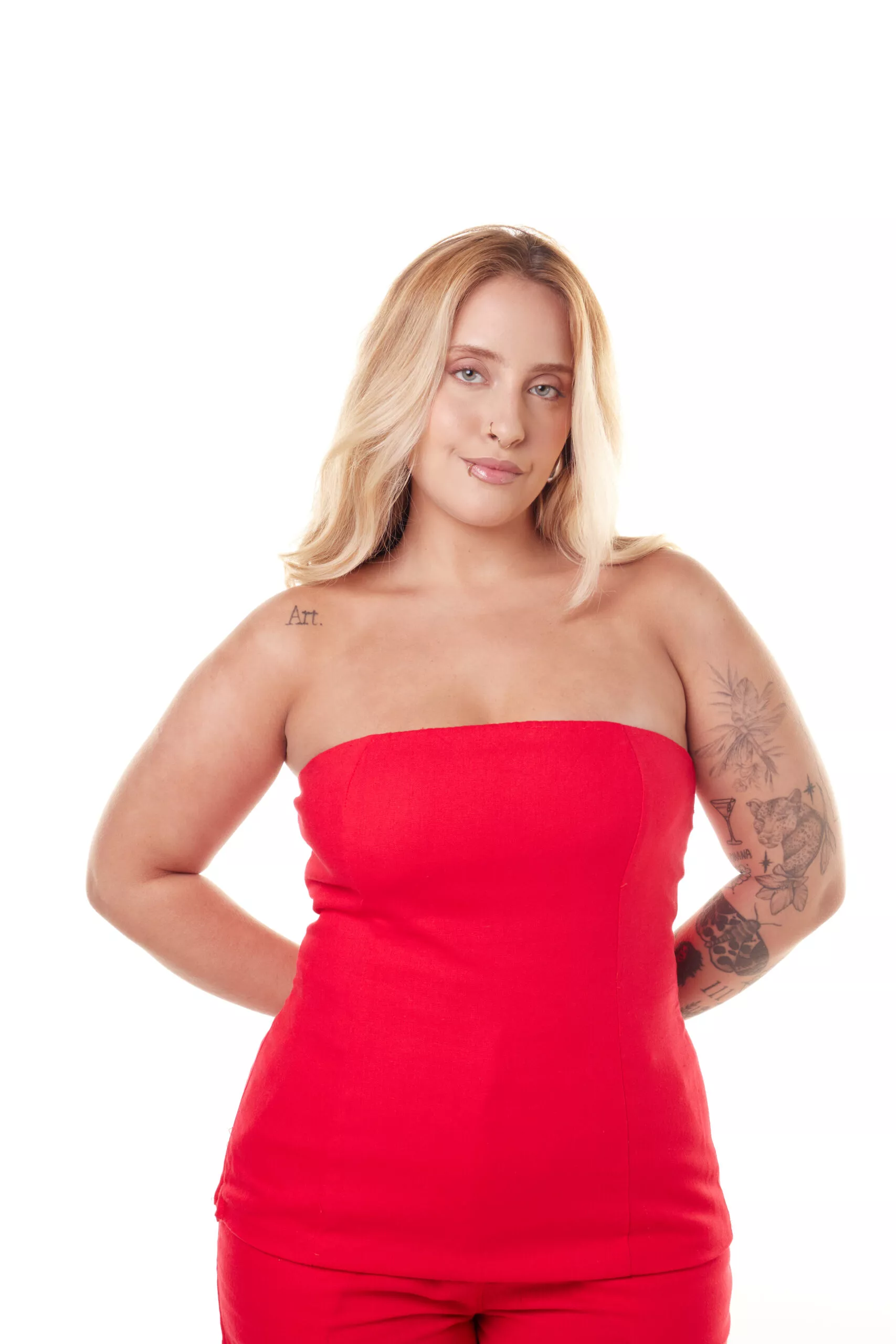 Top Corset Waist Vermelho - Imagem 7