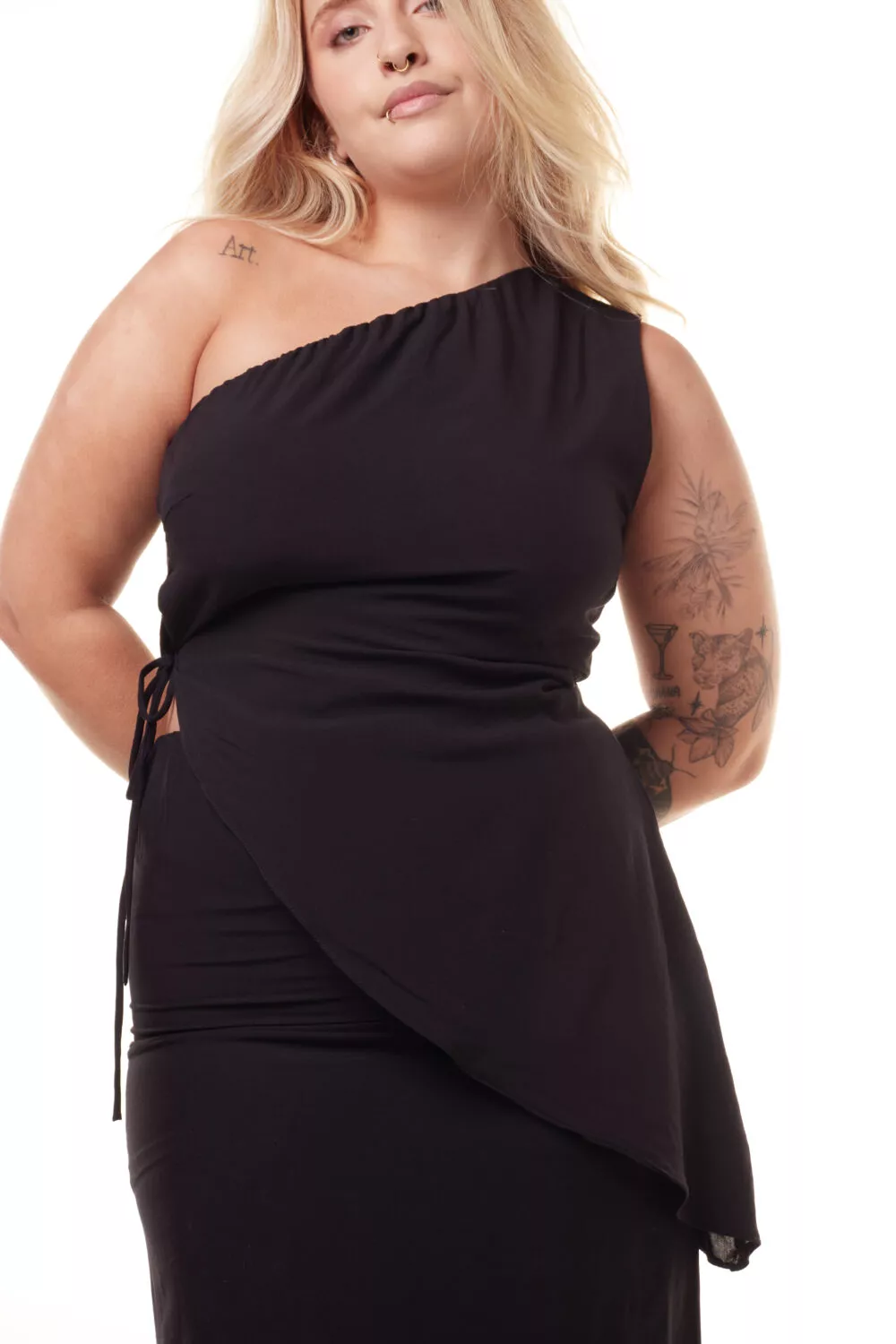 Top Ombro Laço Preto - Imagem 5