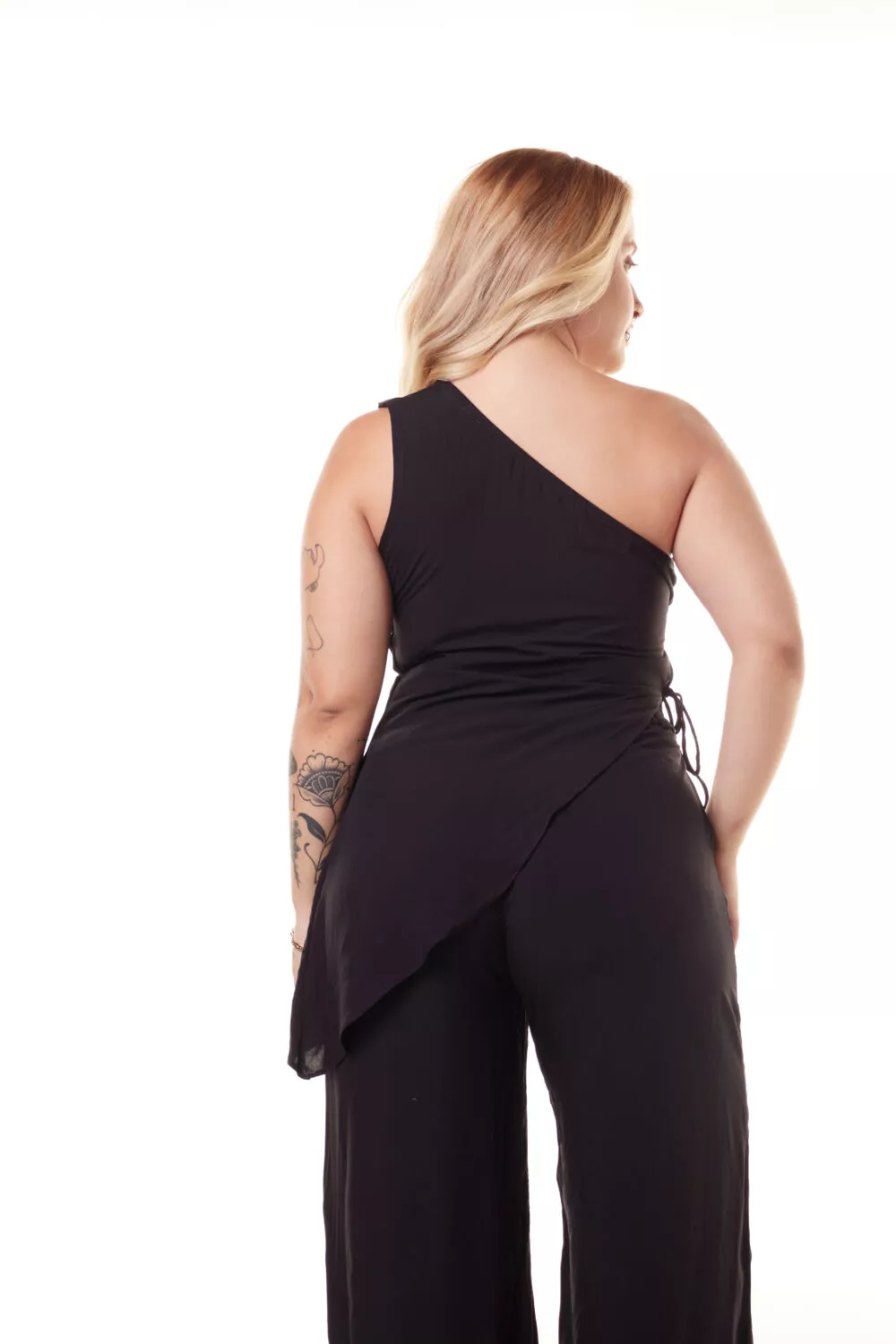 Top Ombro Laço Preto - Imagem 9
