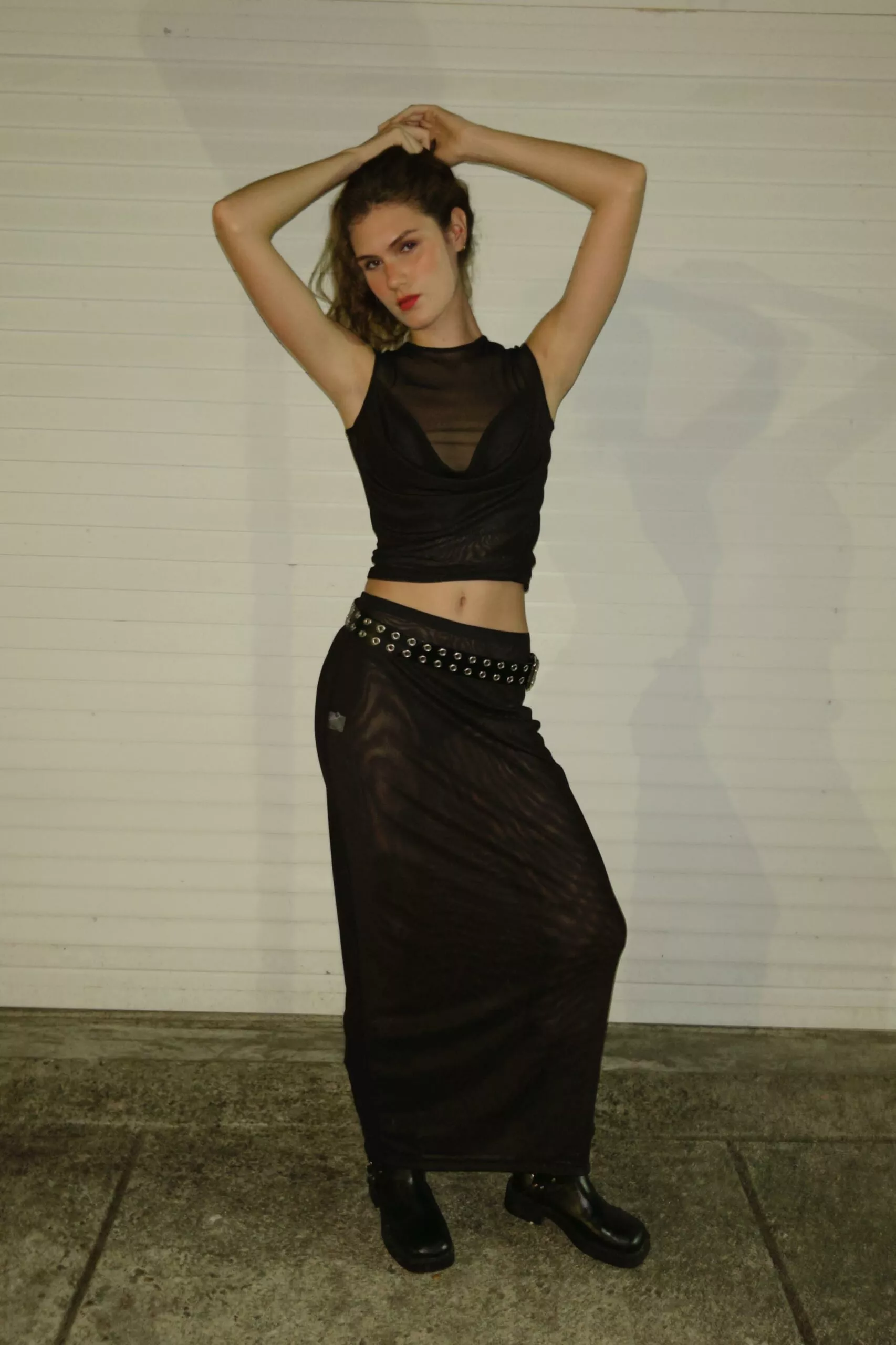 Blusa Degagê Tule Preta - Imagem 12