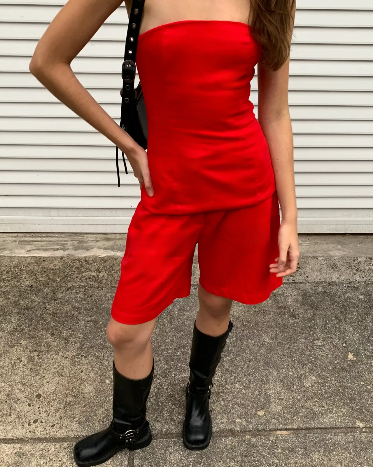 Top Corset Waist Vermelho - Imagem 3