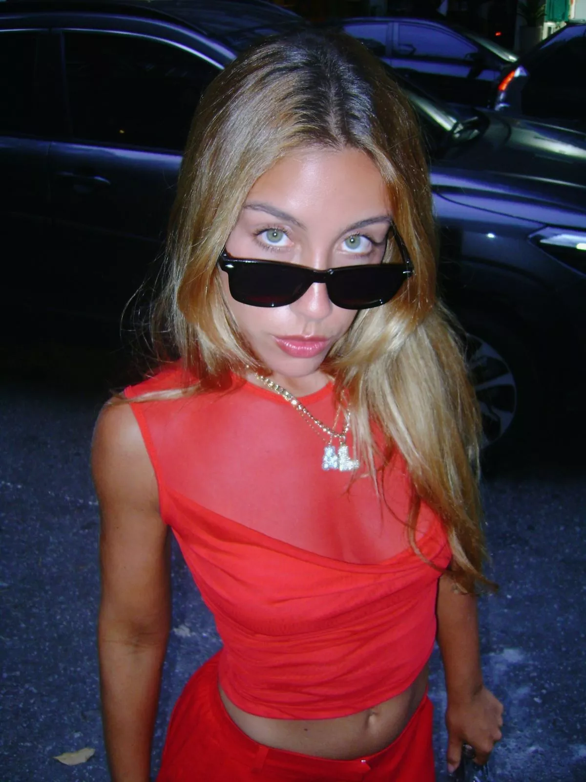 Blusa Degagê Tule Vermelho - Imagem 2