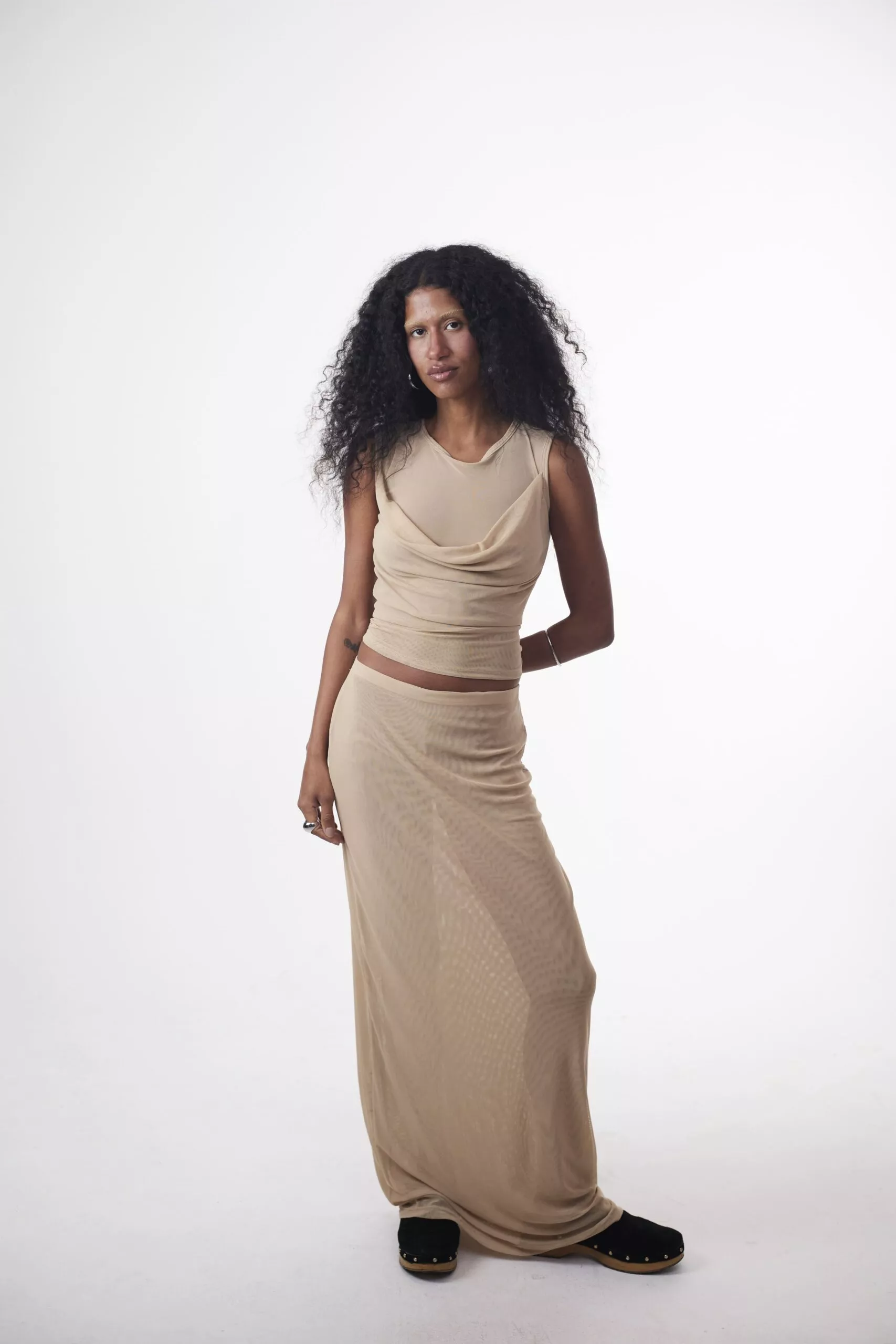 Blusa Degagê Tule Sand - Imagem 9