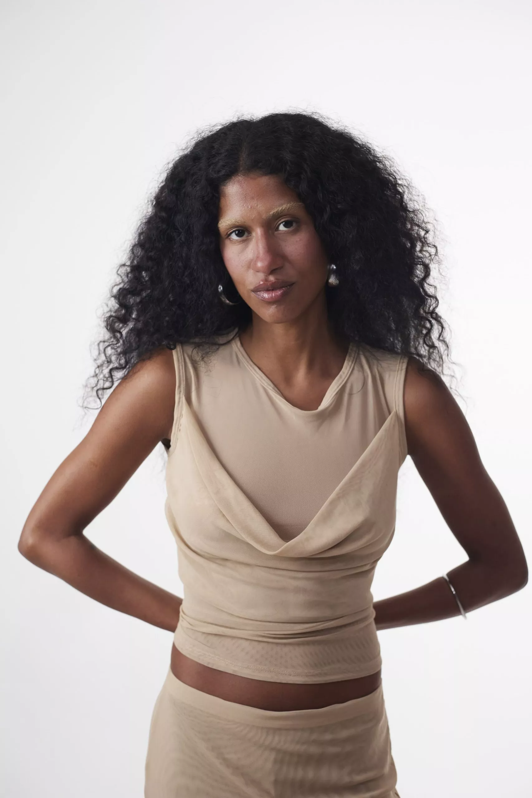 Blusa Degagê Tule Sand - Imagem 3