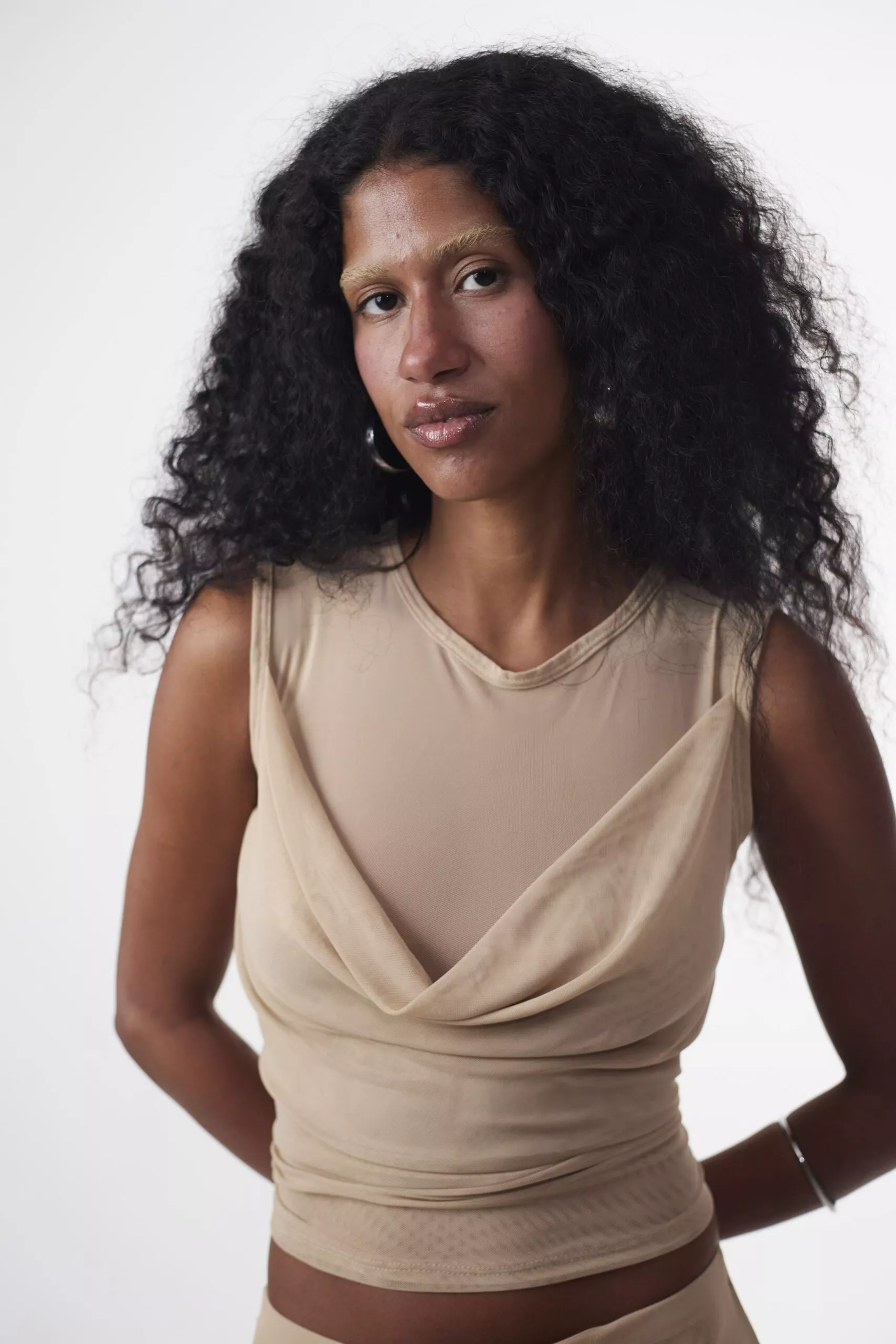 Blusa Degagê Tule Sand - Imagem 2