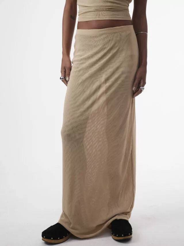 Saia Longa Tule Sand