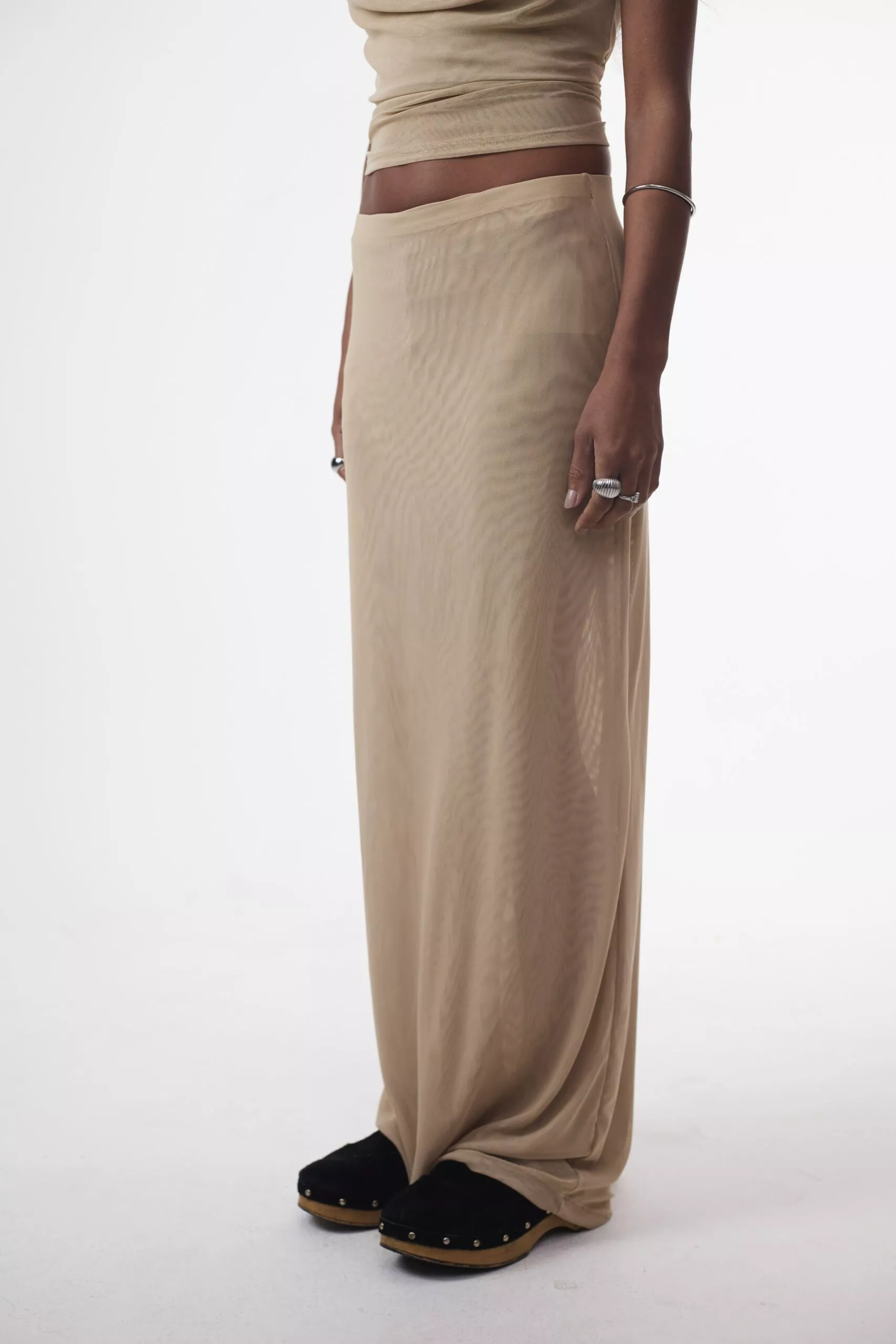 Saia Longa Tule Sand - Imagem 7