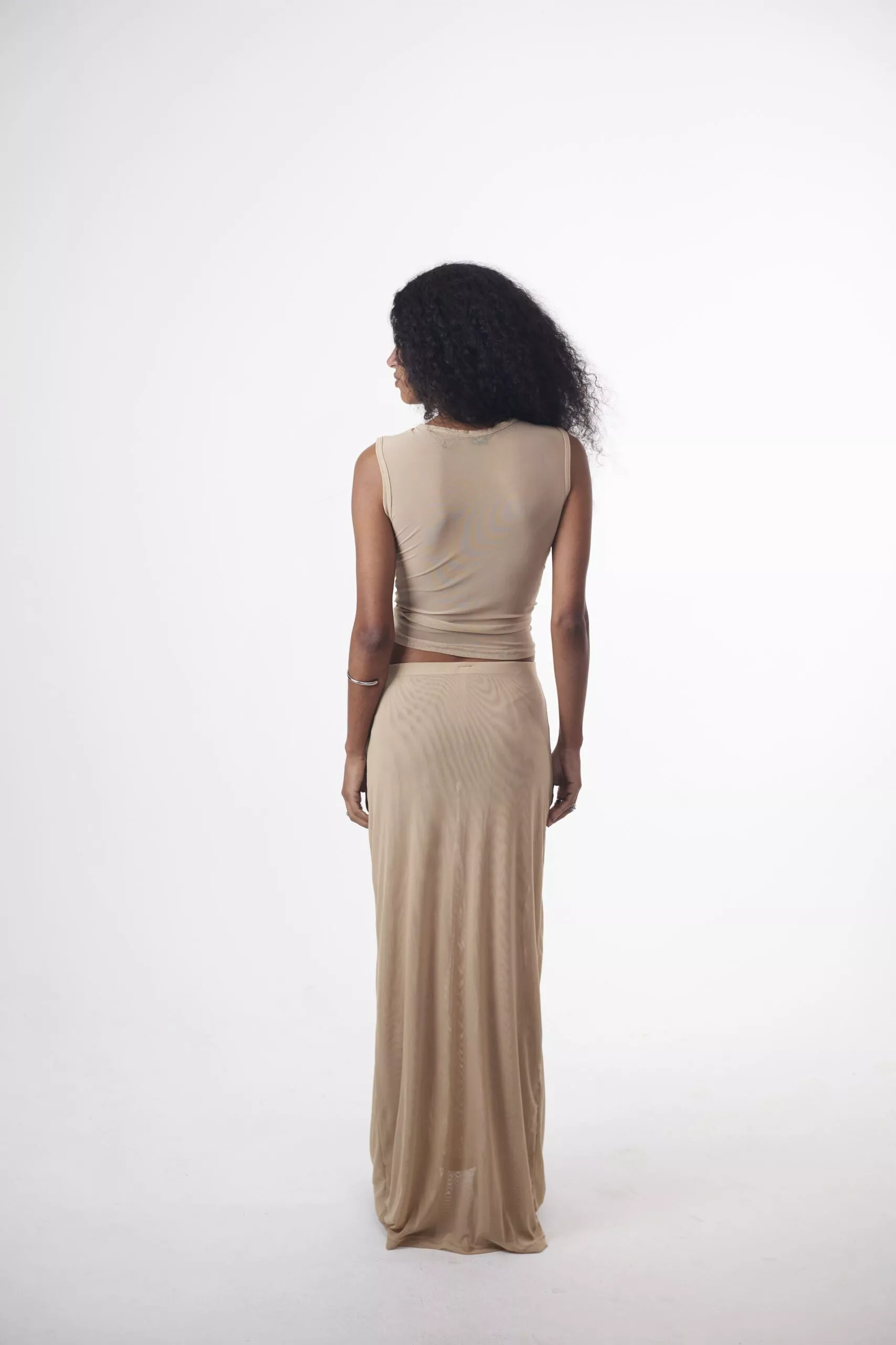 Saia Longa Tule Sand - Imagem 8