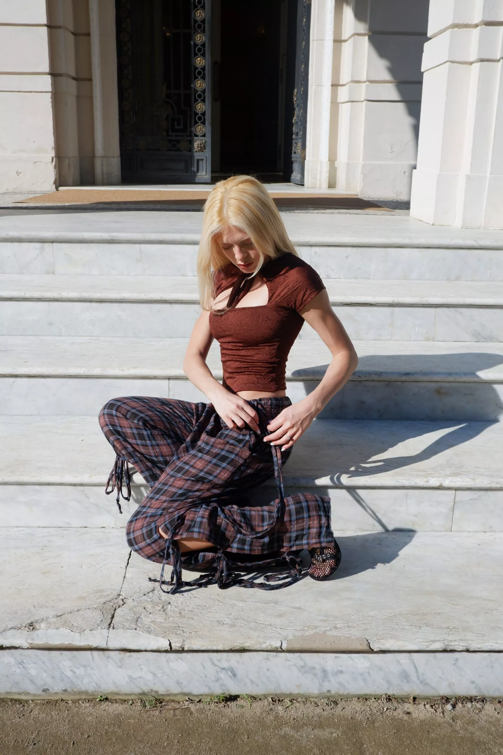 Calça Pantalona Laços Tartan - Imagem 16