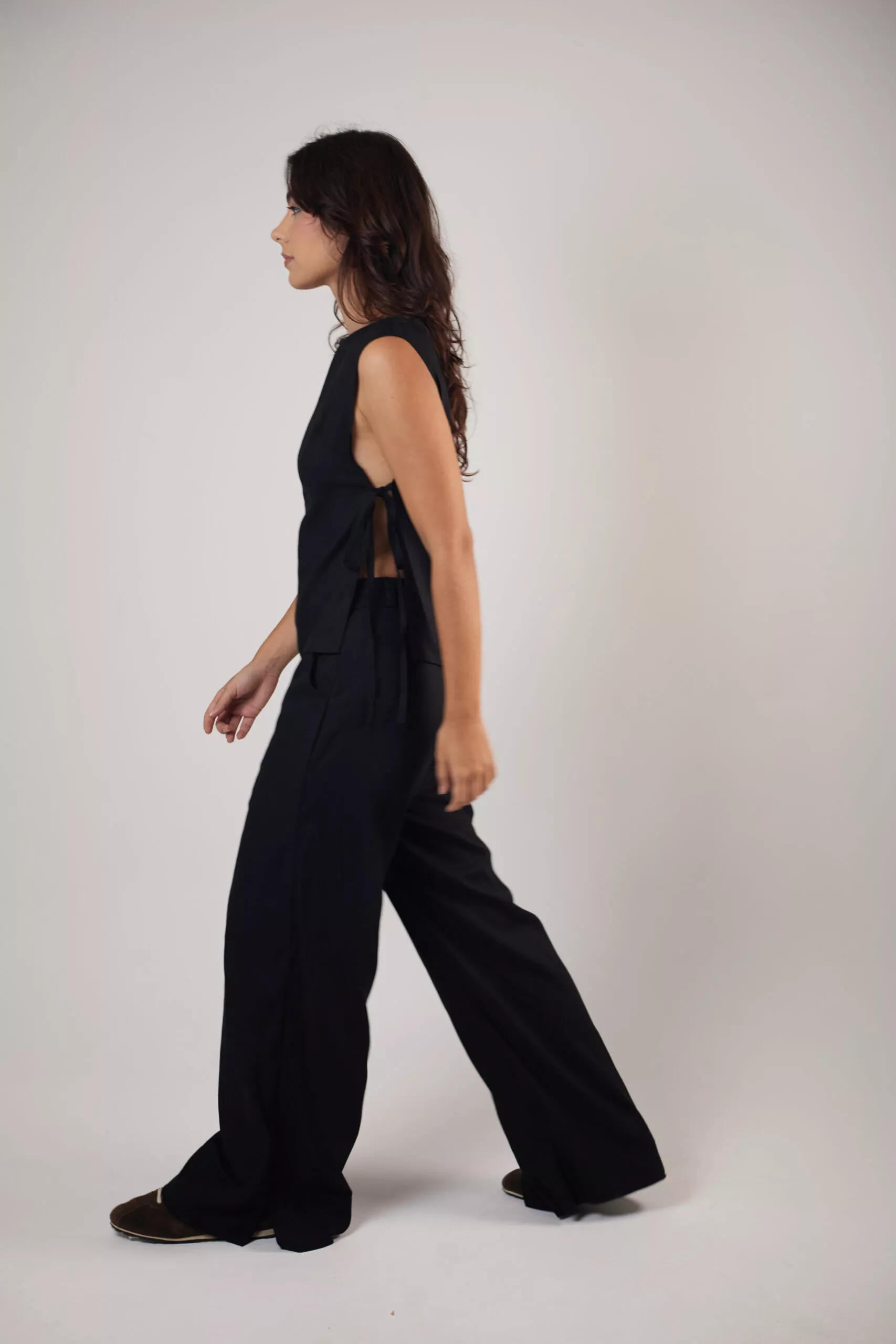 Regata Laços Preta - Imagem 6