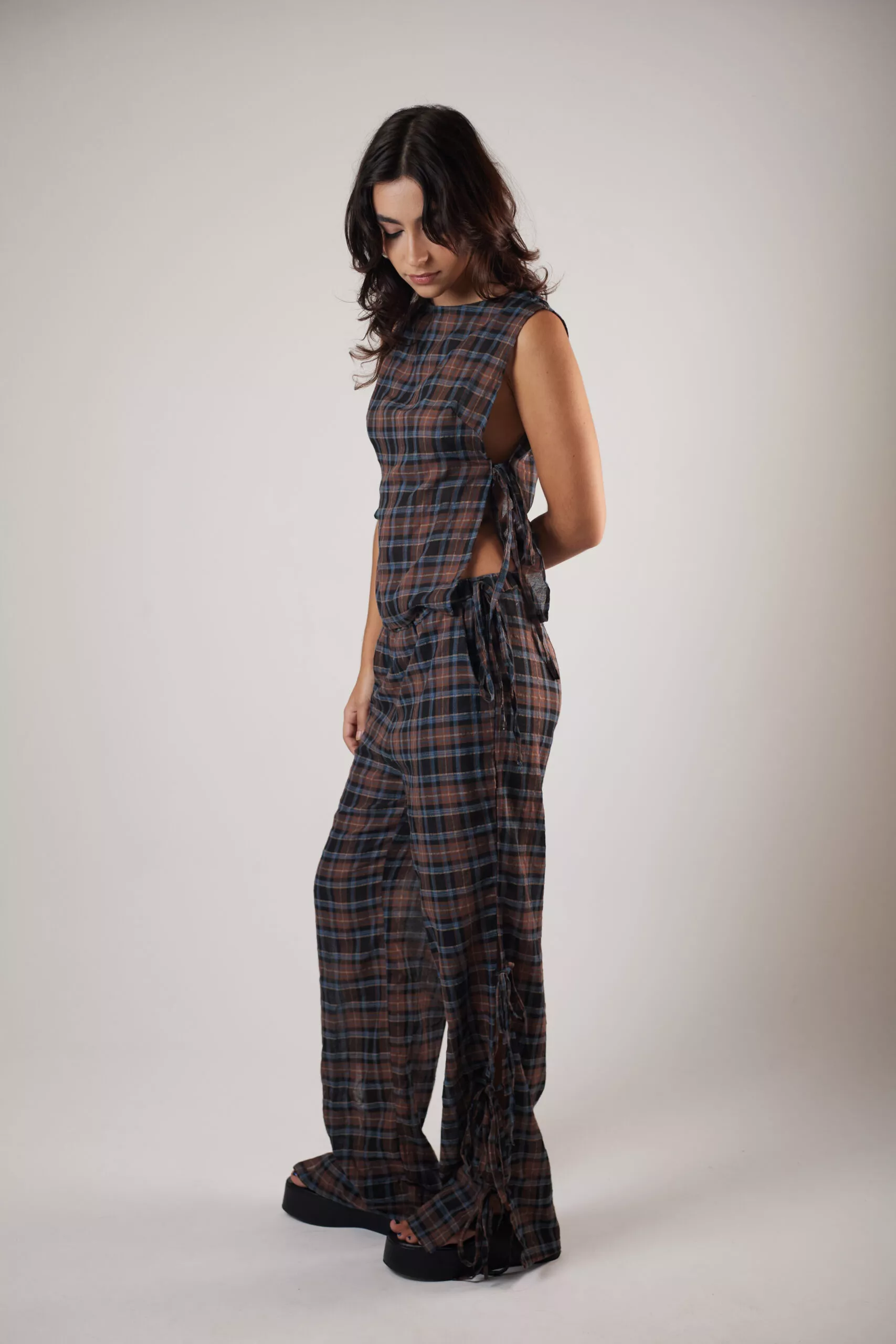 Regata Laços Tartan - Imagem 8