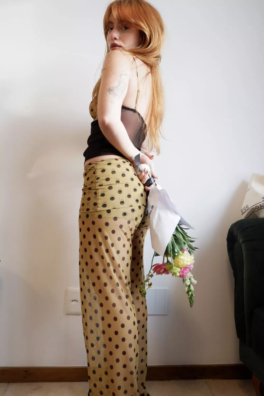 Blusa Alça Dots/Preto - Imagem 7