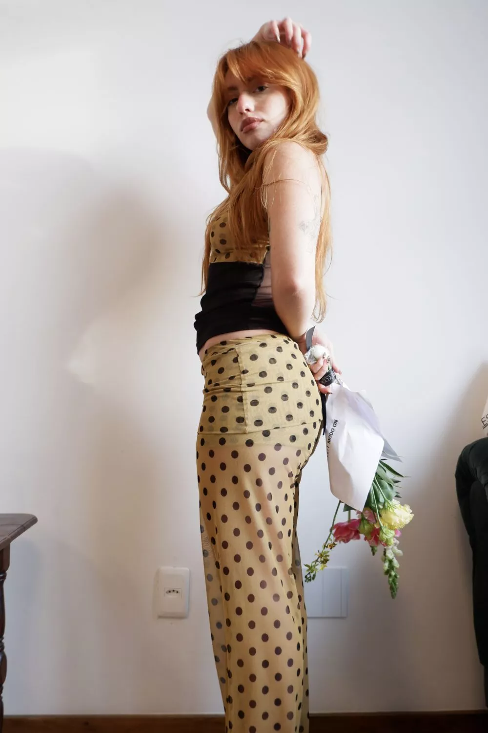 Blusa Alça Dots/Preto - Imagem 9