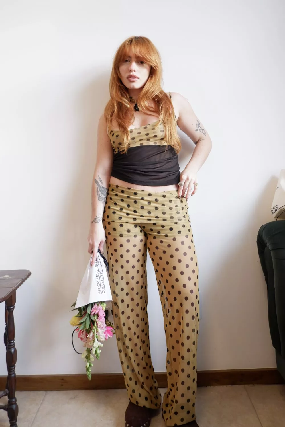 Blusa Alça Dots/Preto - Imagem 3