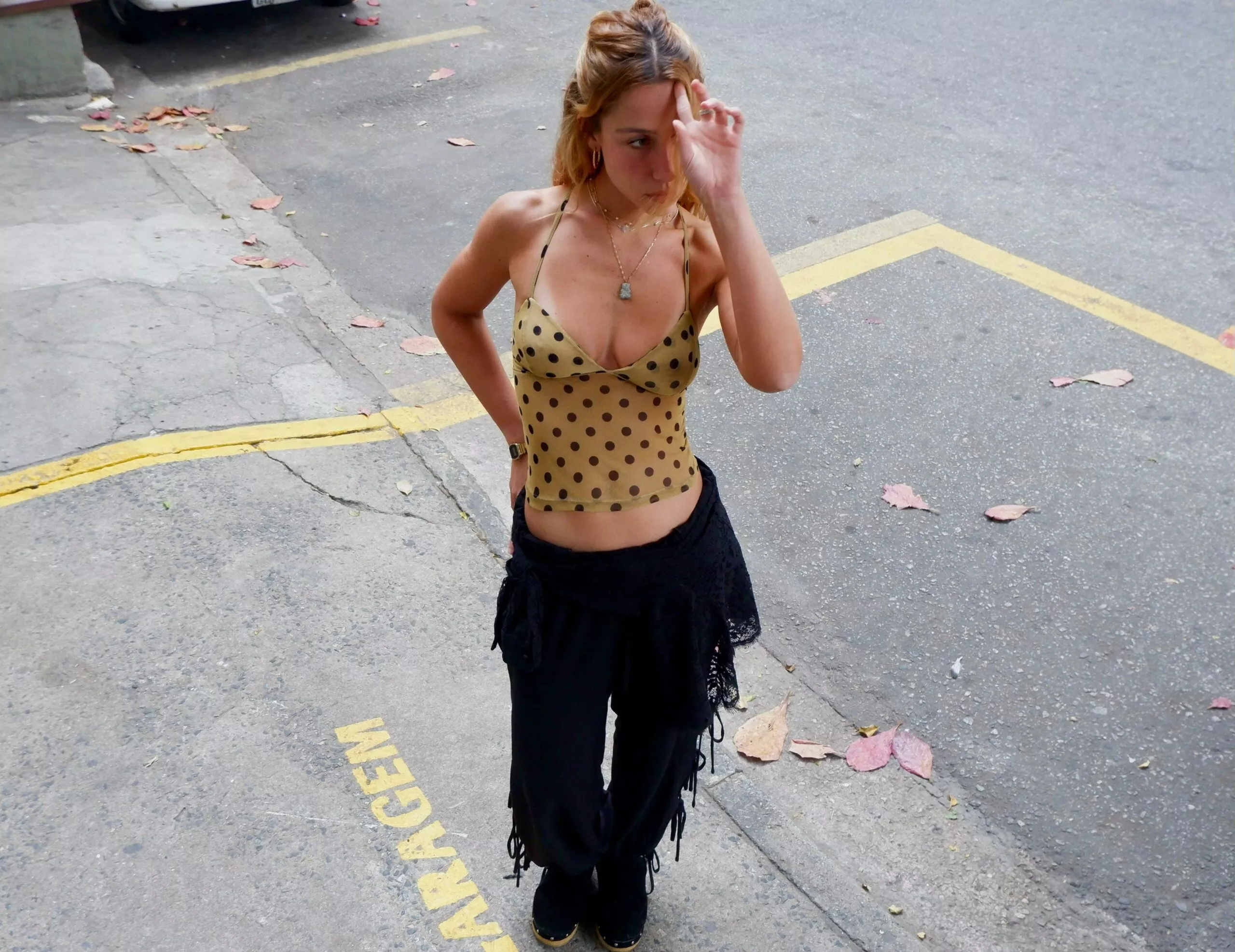 Top V Tule Dots - Imagem 12