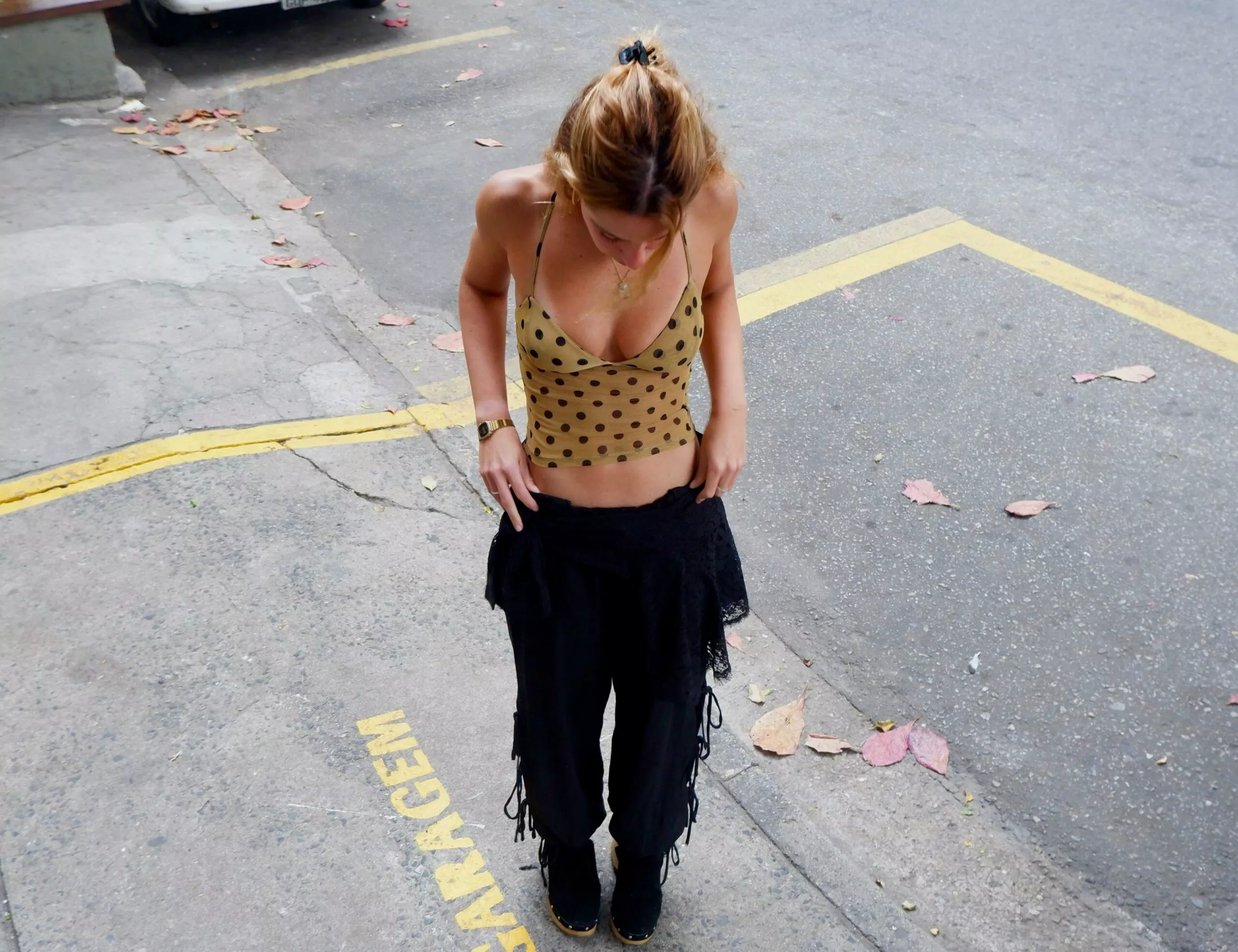Top V Tule Dots - Imagem 6