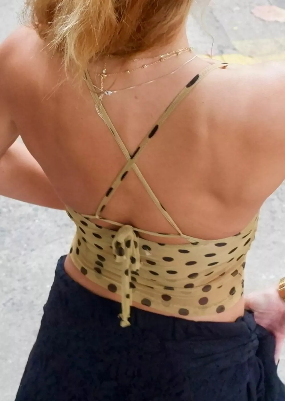 Top V Tule Dots - Imagem 5