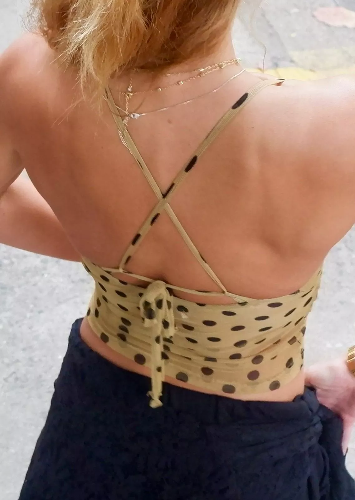 Top V Tule Dots - Imagem 15