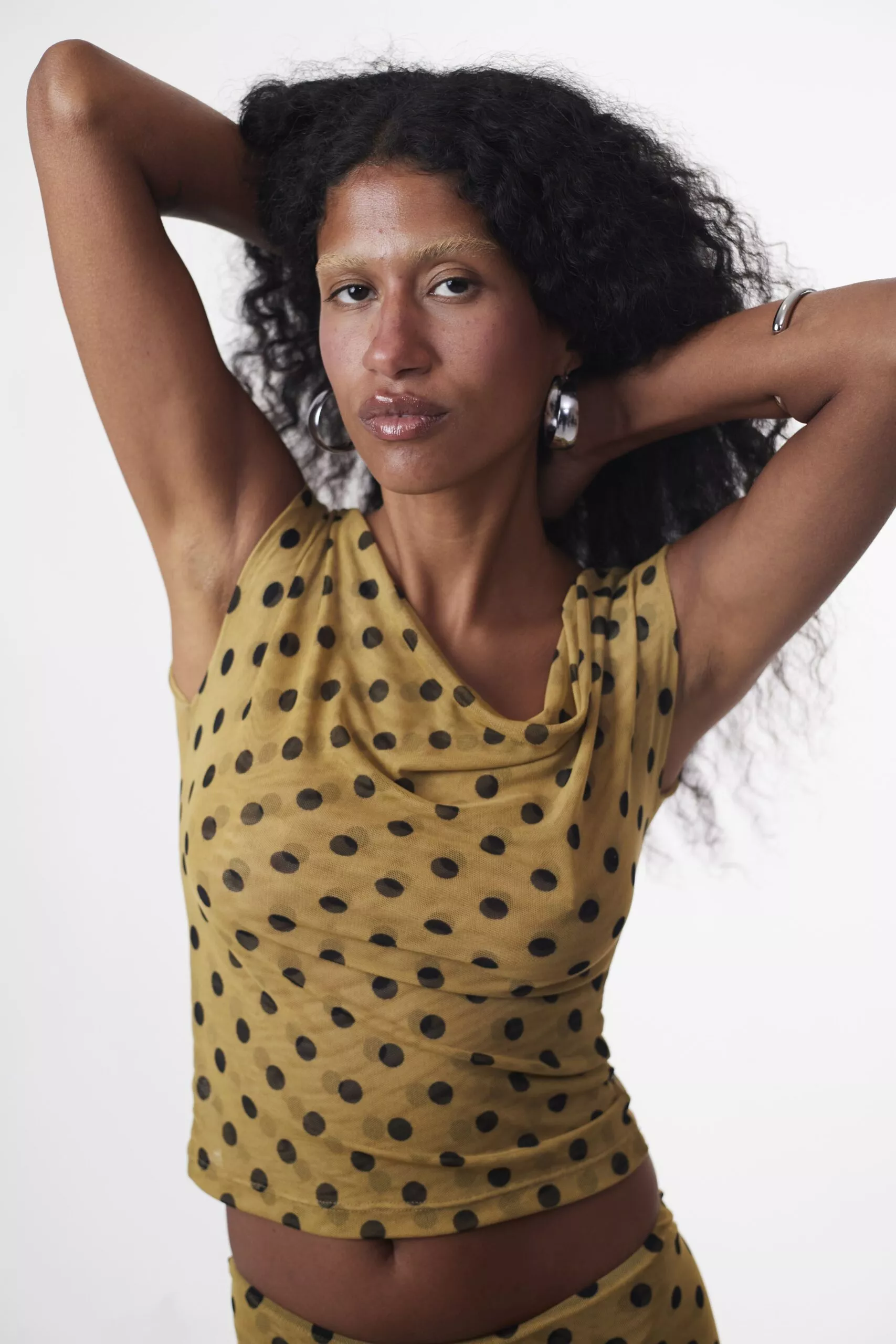 Blusa Ombro Caído Dots - Imagem 3