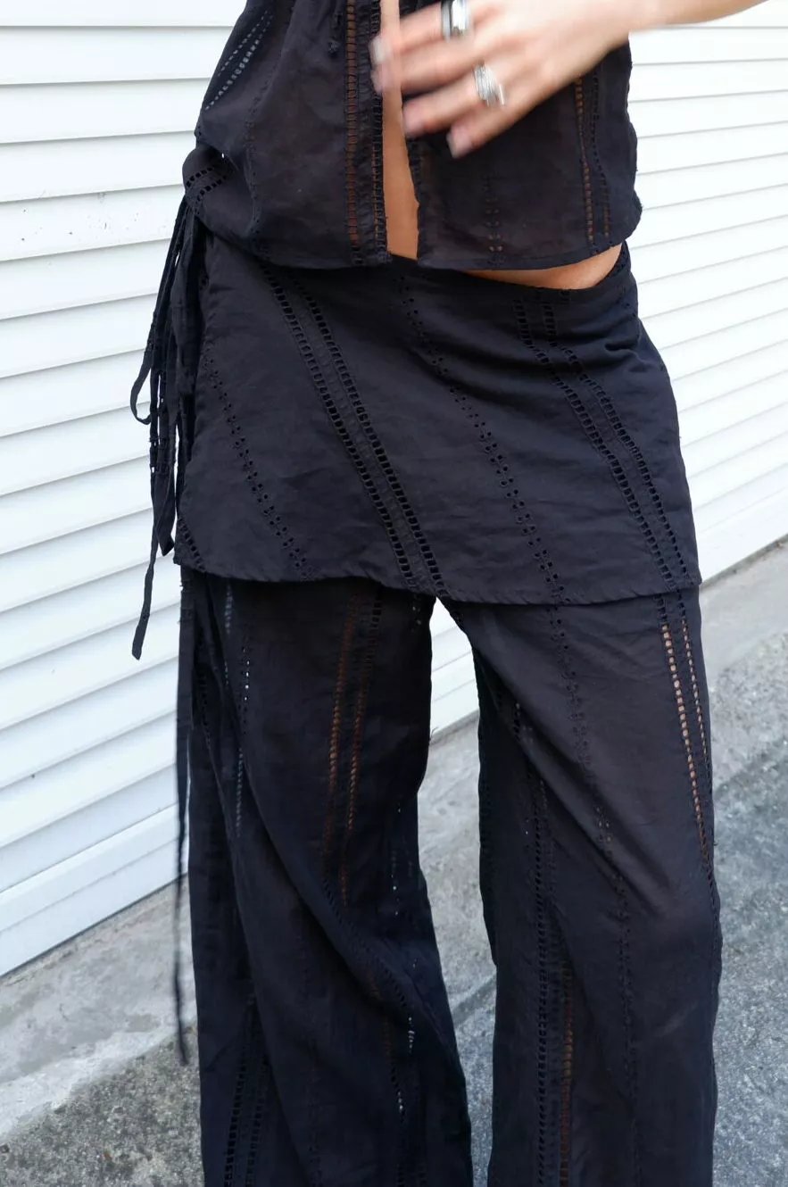 Saia Lenço New Laise Preta - Imagem 17