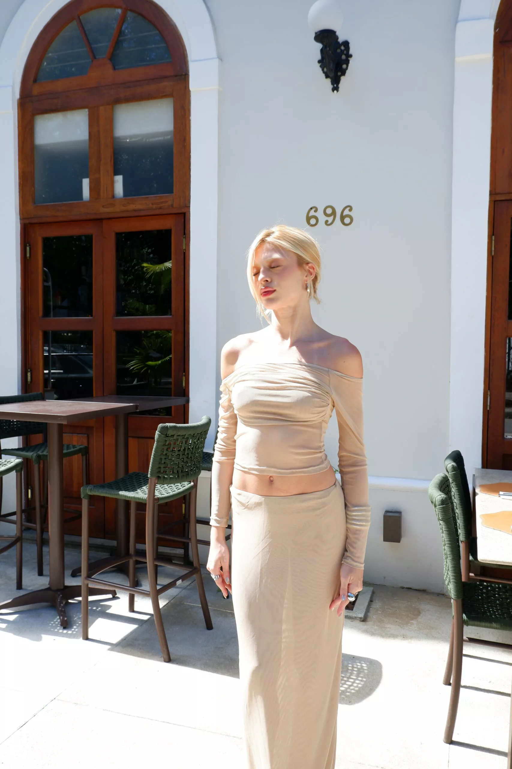 Saia Longa Tule Sand - Imagem 31