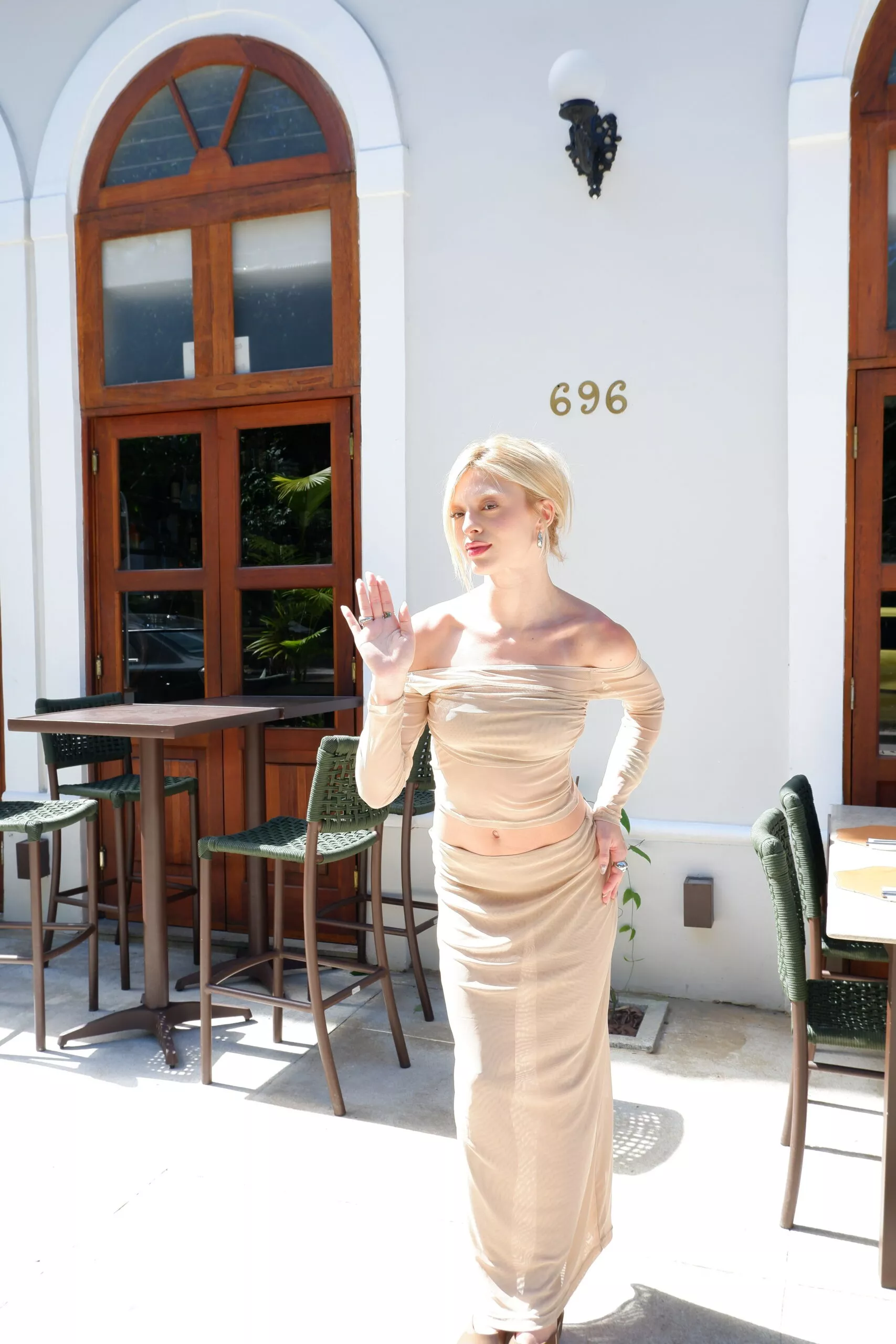 Saia Longa Tule Sand - Imagem 30