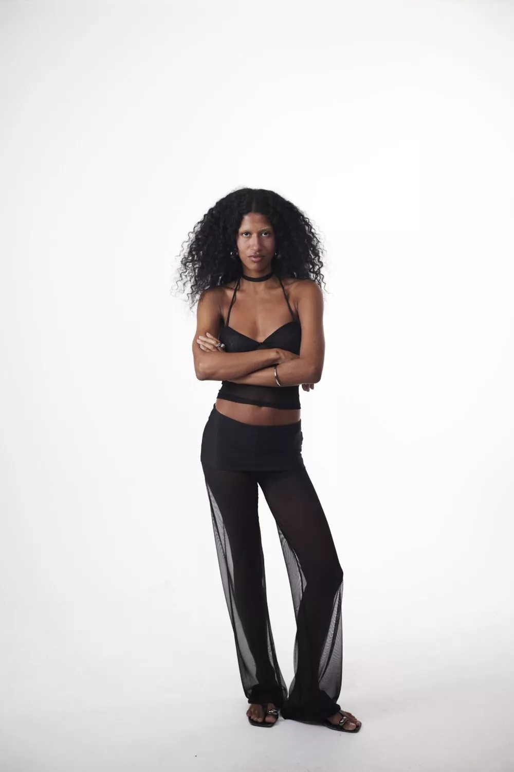 Calça Cós Saia Tule Preta - Imagem 5