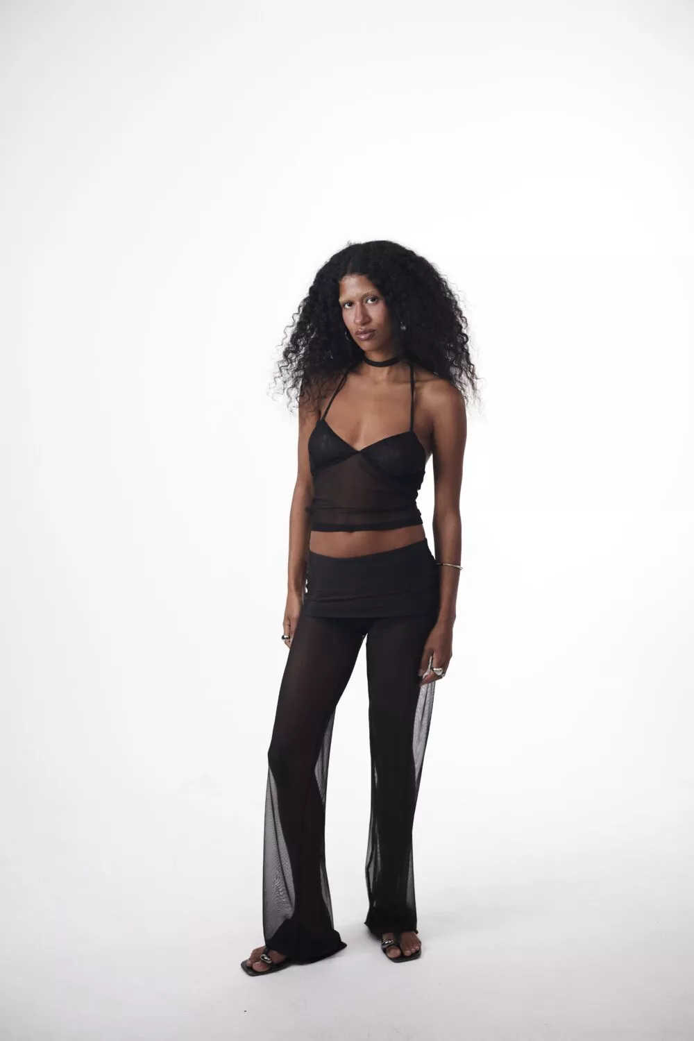 Calça Cós Saia Tule Preta - Imagem 4