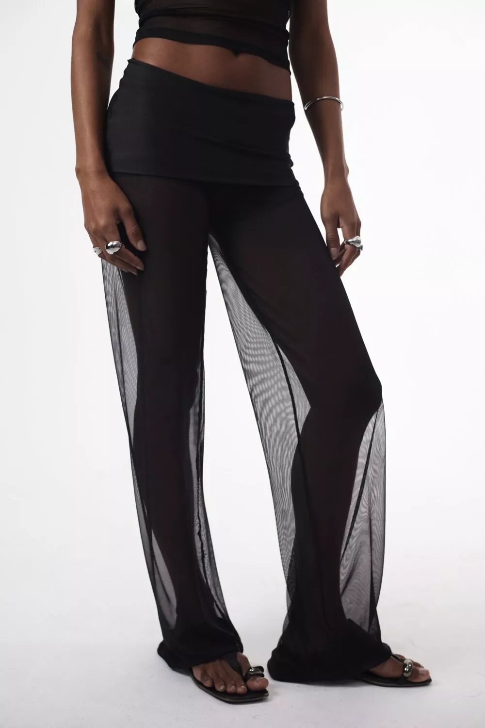 Calça Cós Saia Tule Preta - Imagem 6
