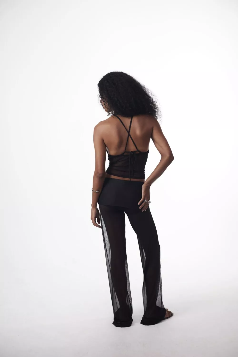 Calça Cós Saia Tule Preta - Imagem 8