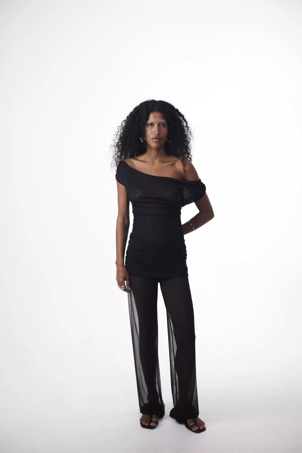Calça Cós Saia Tule Preta - Imagem 9