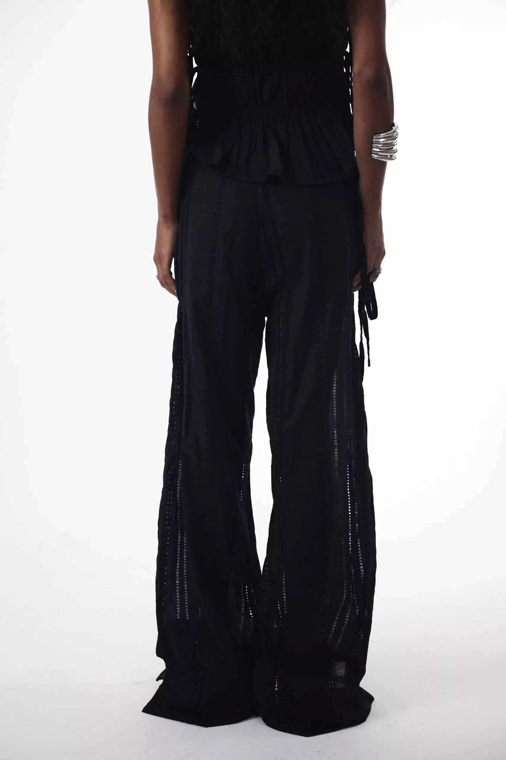 Calça Pantalona New Laise Preta - Imagem 9