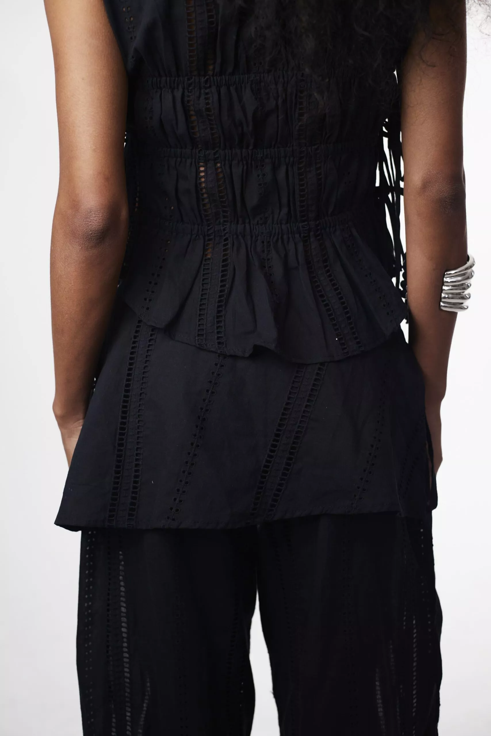 Saia Lenço New Laise Preta - Imagem 14