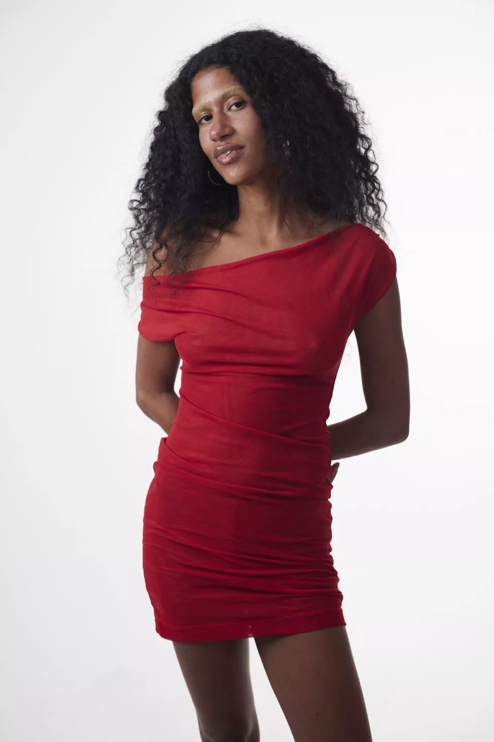 Mini Dress Tule Vermelho