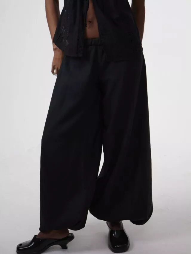 Calça Aladim Oversized Preta