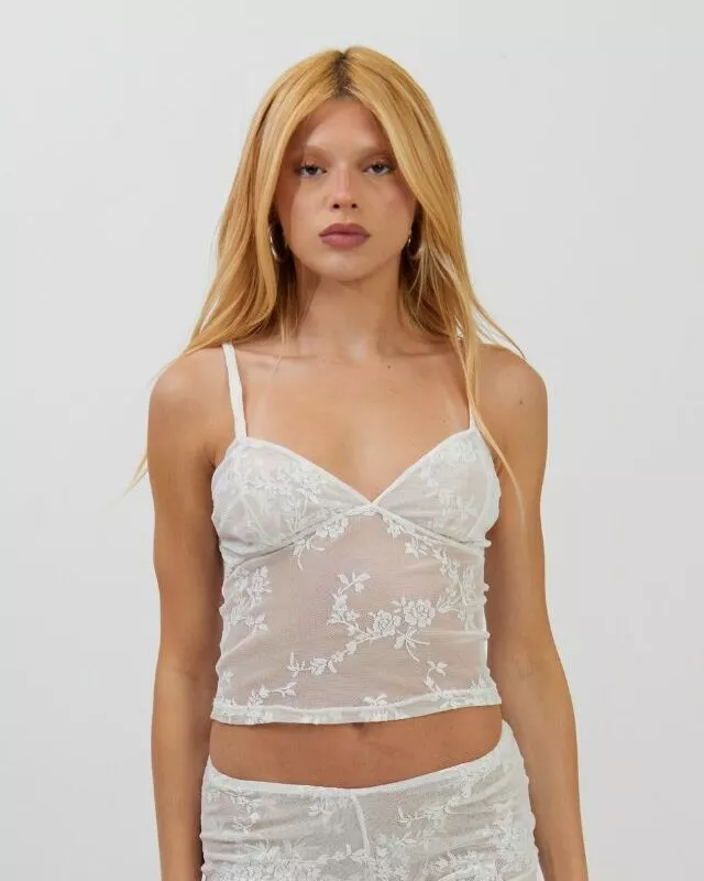 Mini Shorts Renda Off - Imagem 2