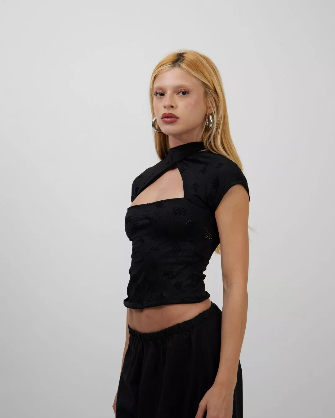 Blusa Nó Laise Preta