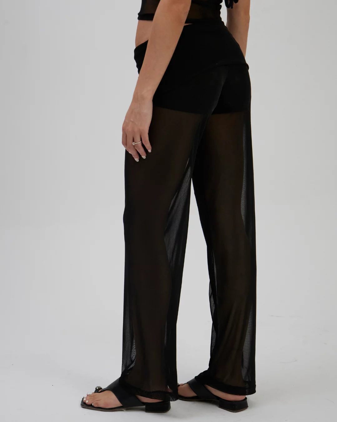 Calça Cós Saia Tule Preta - Imagem 6