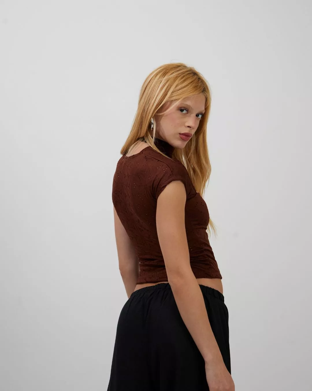 Blusa Nó Laise Marrom - Imagem 5