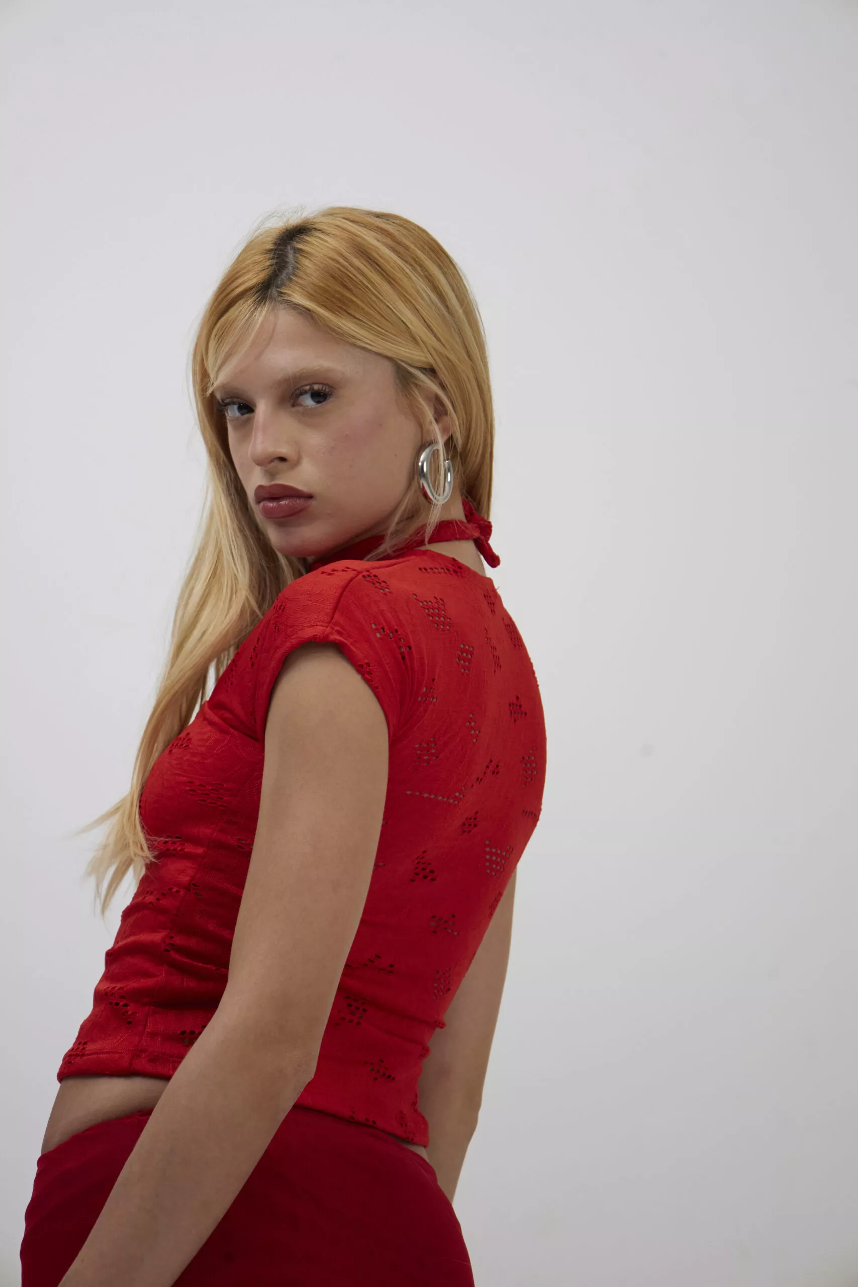 Blusa Nó Laise Vermelha - Imagem 9