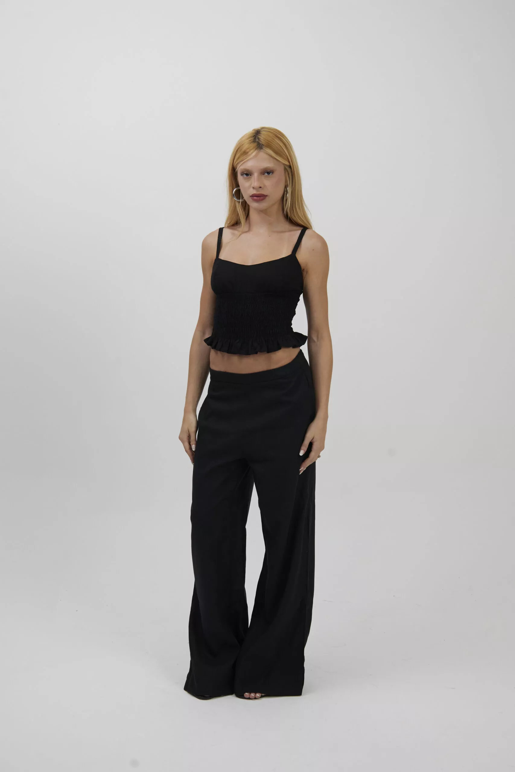 Top Alça Lastex Preto - Imagem 11