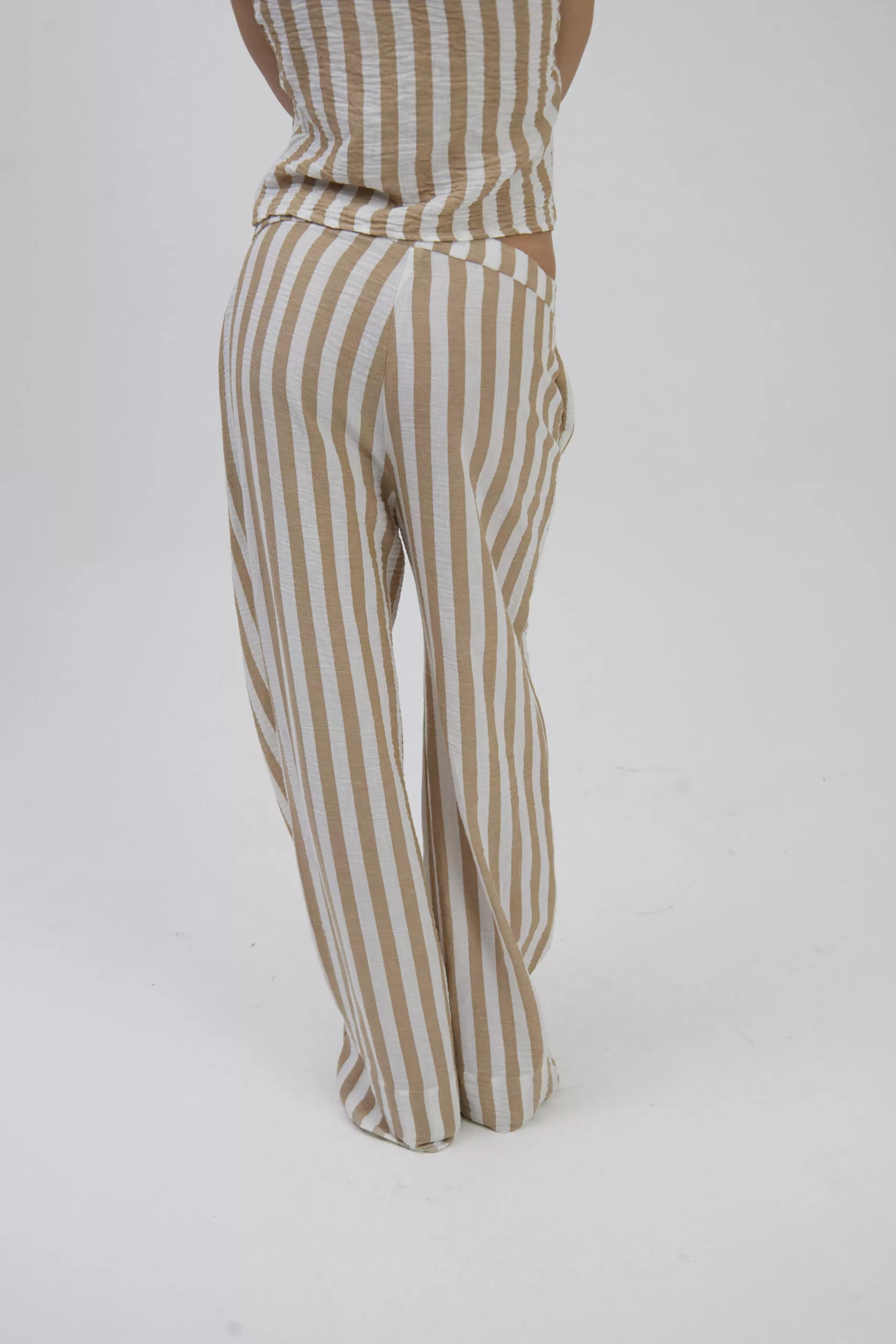 Calça Pantalona Básica Listrada - Imagem 5