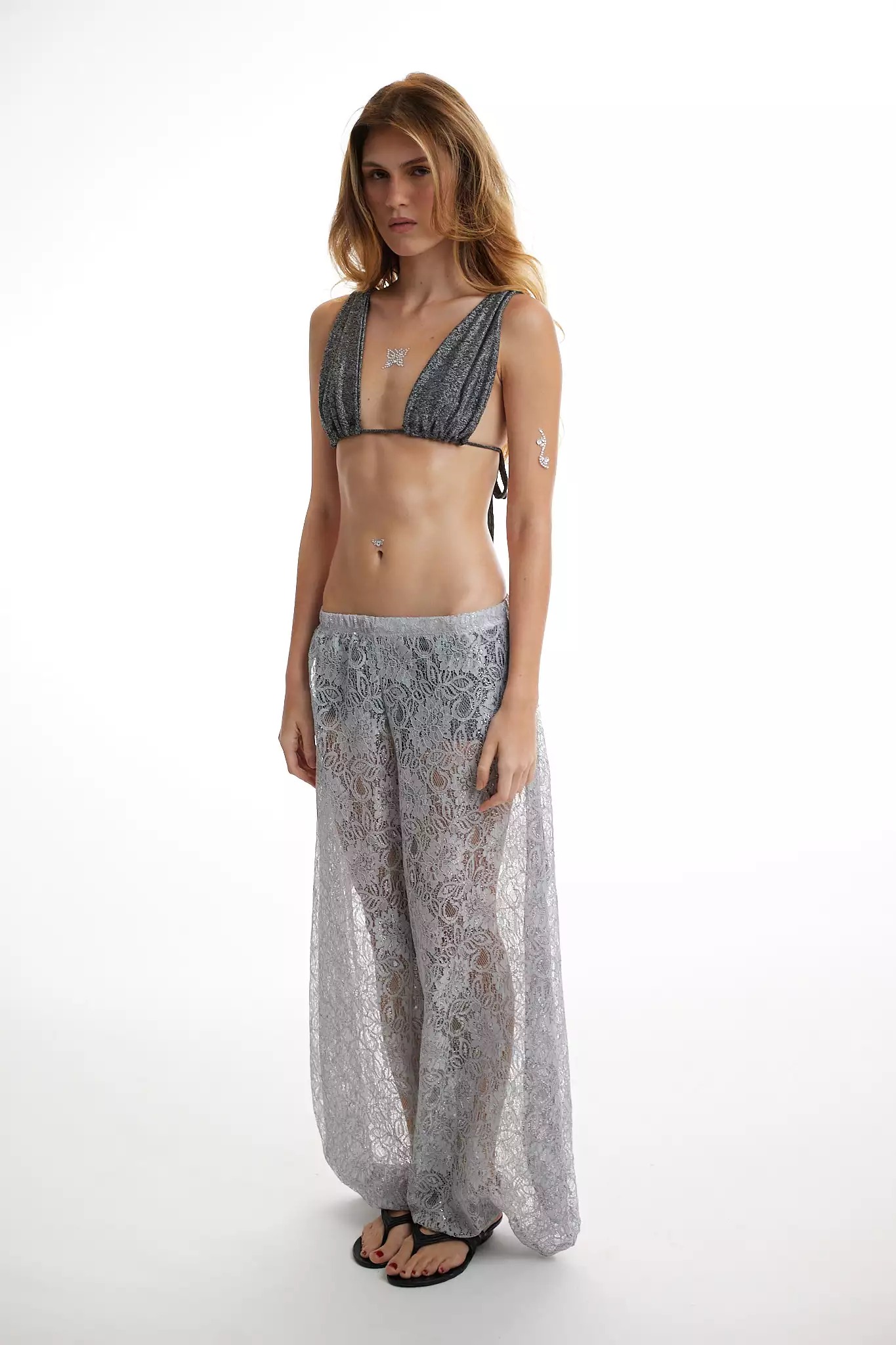 Calça Aladim Renda Prata - Imagem 9