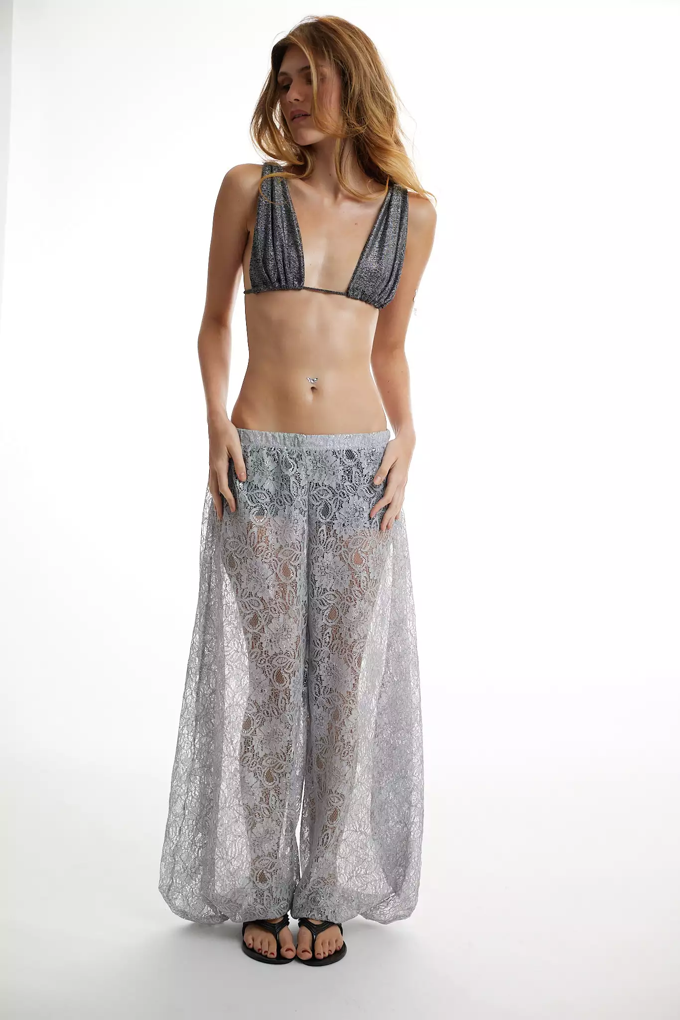 Calça Aladim Renda Prata - Imagem 5