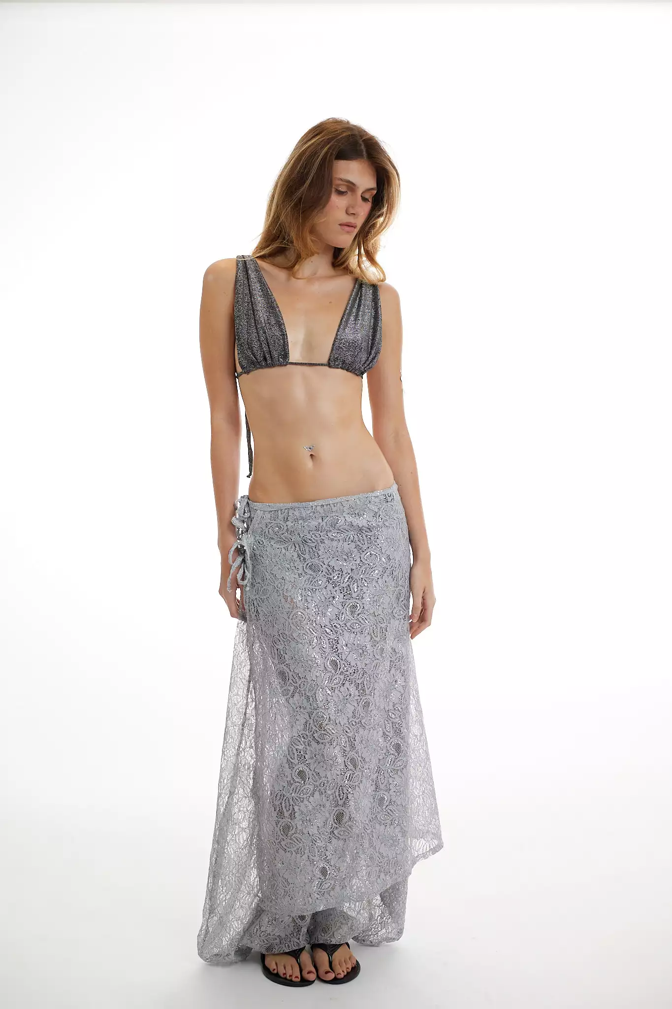 Calça Aladim Renda Prata - Imagem 12