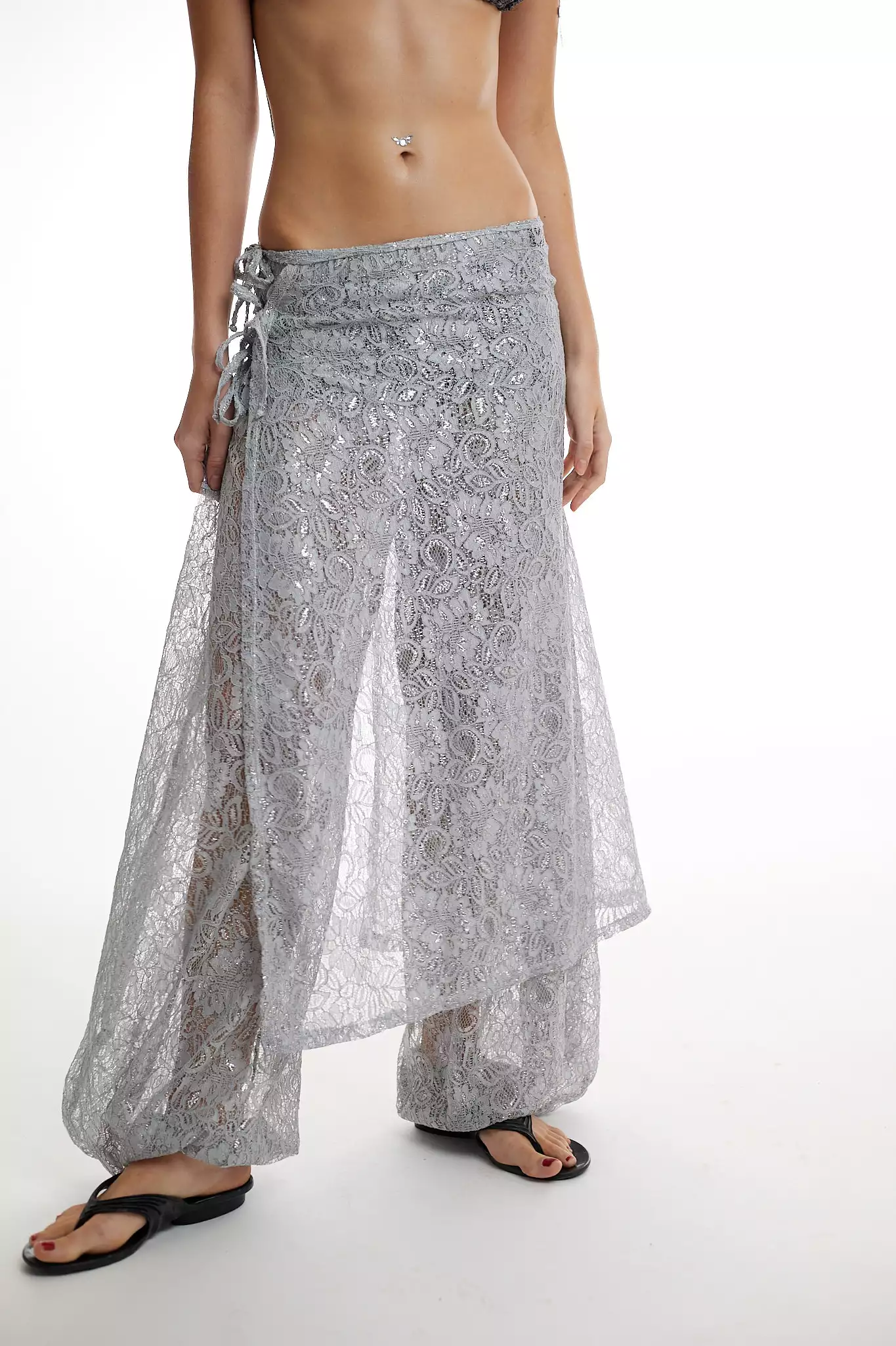 Calça Aladim Renda Prata - Imagem 14